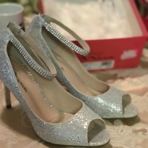 Silver heels
